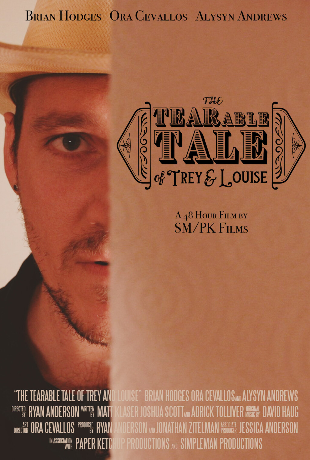 Filmposter for The Tearable Tale of Trey and Louise